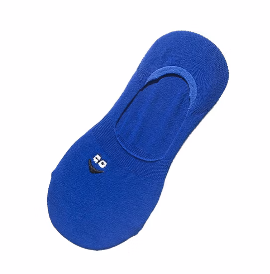 Günstige unsichtbare No-Show-Liner-Socken aus Baumwolle für Damen mit besonders niedrigem Schnitt und gesticktem Logo