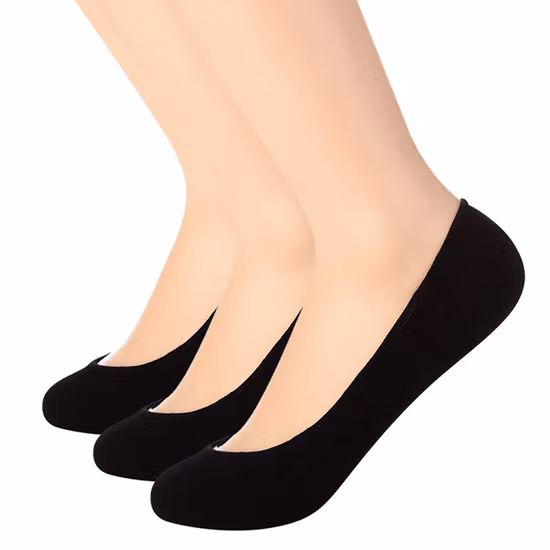 Unsichtbare, atmungsaktive Socken aus Eisseide, No-Show-Socken für Männer und Frauen, ultratief geschnittene, rutschfeste, flache Bootseinlage